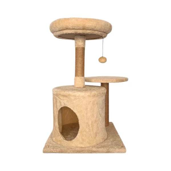 Cama árbol para gatos curiosos