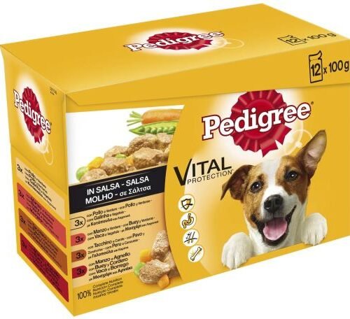 Pedigree en salsa 12 bolsitas